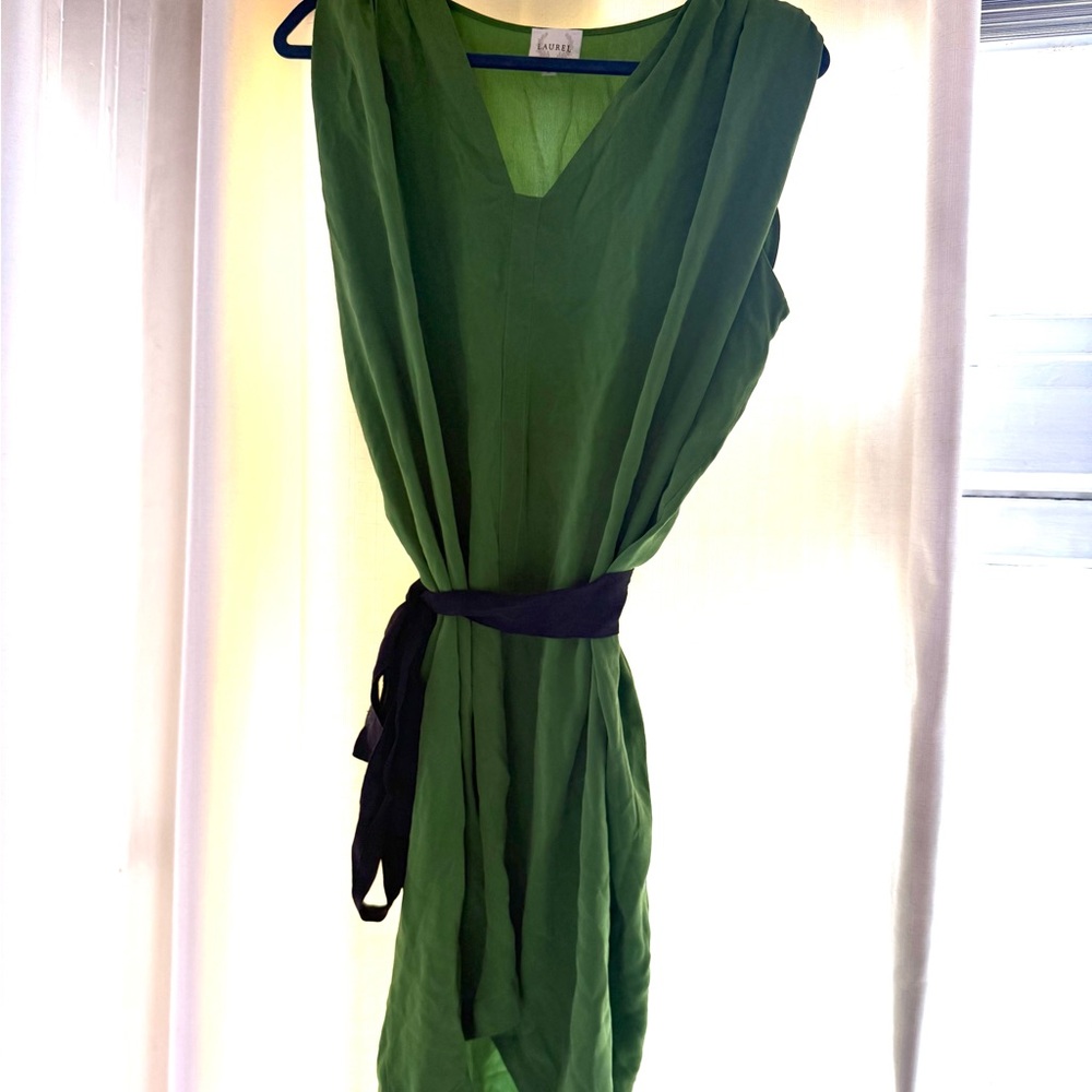 Laurel Burch Green Mini Dress
